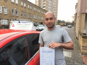 Hi ...Just to say i have passed my driving test with Gulzar today 

best instructor in tower hamlets highly recommend driving school

thanks again...