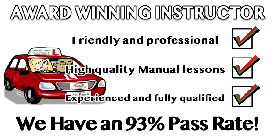 Award winning instructors to help you pass your driving test - Time To Pass Driving School